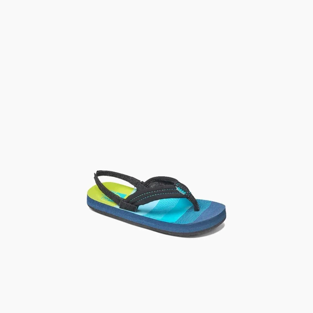 Reef Little Ahi CJ2084 Sandals Toddler US 5 Multi Heel Strap Flip Flop JOBB718